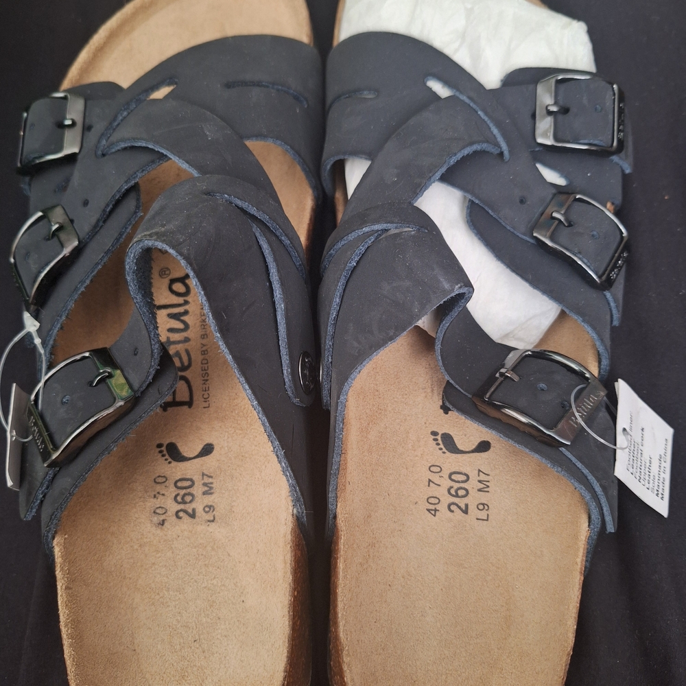 Birkenstock Black Betula Sandals